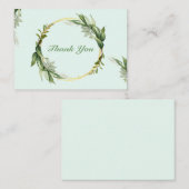 グリーンリーフリースカロラサンキュー ノートカード (正面/裏面)