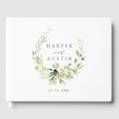 グリーンリーフリースボタニッ結婚クズゲストブック ゲストブック (正面)