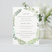 グリーンリーフリース結婚ズホテルアコモデーション エンクロージャーカード (スタンド正面)