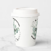 グリーンリーフローラスカイスター誕生祝い 紙コップ (左)