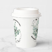 グリーンリーフローラスカイスター誕生祝い 紙コップ (右)