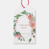 グリーンリーフローラバララベル ギフトタグ (正面)