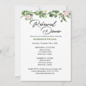 グリーンリーフローラリハーサルディナー招待状 招待状 (正面)