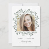 グリーンリーフ卒業写真 卒業パーティー招待状 招待状 (正面)