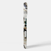グリーンリーフ大理石ゴールドデザインのスマホケース Case-Mate iPhoneケース (裏面 / 右)