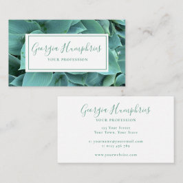 グリーンリーフ植物名刺 名刺