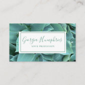 グリーンリーフ植物名刺 名刺 (正面)