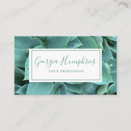 グリーンリーフ植物名刺 名刺