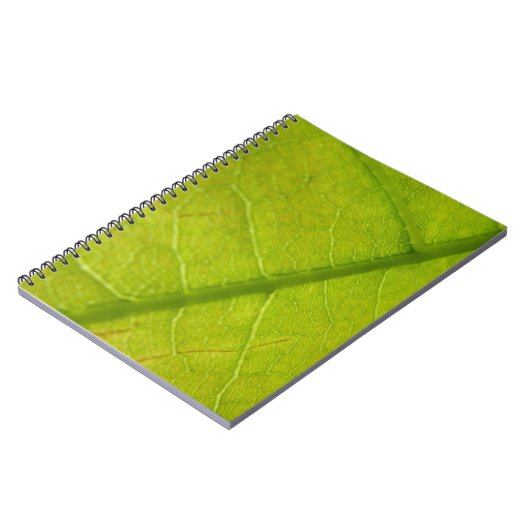 グリーンリーフ植物学自然撮影 ノートブック (左側)