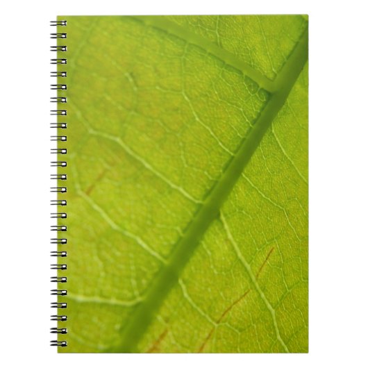 グリーンリーフ植物学自然撮影 ノートブック (正面)