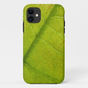 グリーンリーフ植物学自然撮影 iPhone 11 ケース