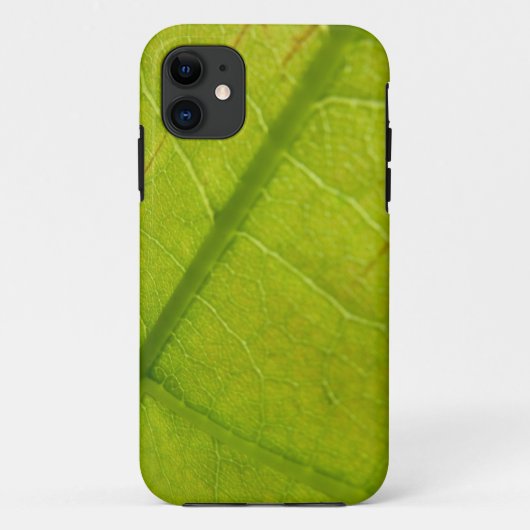 グリーンリーフ植物学自然撮影 Case-Mate iPhoneケース (裏面)