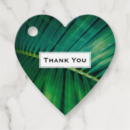 グリーンリーフ熱帯林自然写真ありがとう フェイバータグ