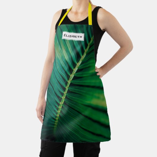 グリーンリーフ熱帯林自然写真 エプロン (インサイチュ)