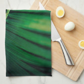 グリーンリーフ熱帯林自然写真 キッチンタオル (四つ折り)