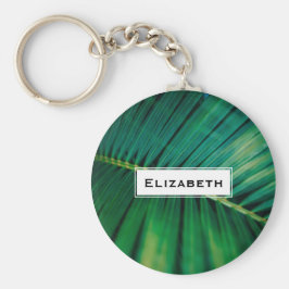 グリーンリーフ熱帯林自然写真 キーホルダー