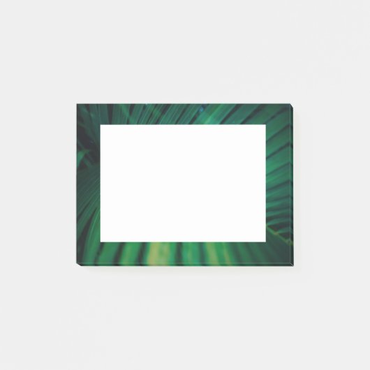 グリーンリーフ熱帯林自然写真 ポストイット (正面)