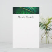 グリーンリーフ熱帯林自然写真 便箋 (スタンド正面)