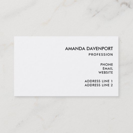 グリーンリーフ熱帯林自然写真 名刺 (裏面)