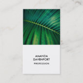 グリーンリーフ熱帯林自然写真 名刺 (正面)