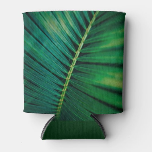 グリーンリーフ熱帯林自然写真 缶クーラー (正面)