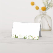 グリーンリーフ結婚の折り畳み座席表 プレイスカード (裏面)