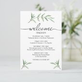 グリーンリーフ結婚の週末へようこそ図解入りの、写真付きの エンクロージャーカード (スタンド正面)