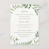 グリーンリーフ結婚ズホテルアコモデーション エンクロージャーカード (正面)