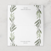 グリーンリーフ結婚リースのテーブル名座席表 プレイスカード (外部開封)