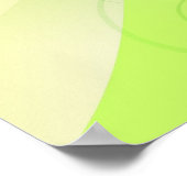 グリーンリーフ背景ポスター ポスター (角)