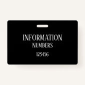 グリーンリーフ詳細名前をカスタムするイメージ従業員 バッジ (裏面)