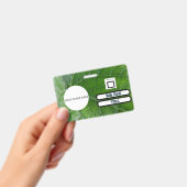 グリーンリーフ詳細名前をカスタムするイメージ従業員 バッジ (手持ち)