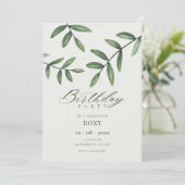 グリーンリーフ誕生日 招待状 (スタンド正面)