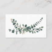 グリーンリーフ金ゴールド任意のジョブ名刺 名刺 (裏面)