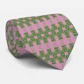 グリーンリーフ鏡パターン ネクタイ (ロール)