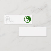 グリーンリーフ陰陽 スキニー名刺 (正面/裏面)