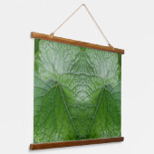 グリーンリーフ静脈詳細 吊り下げ型タペストリー (傾斜あり)
