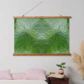 グリーンリーフ静脈詳細 吊り下げ型タペストリー (寝室)