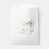 グリーンリーフ エレガント スクリプト お礼 フェイバーバッグ (正面)