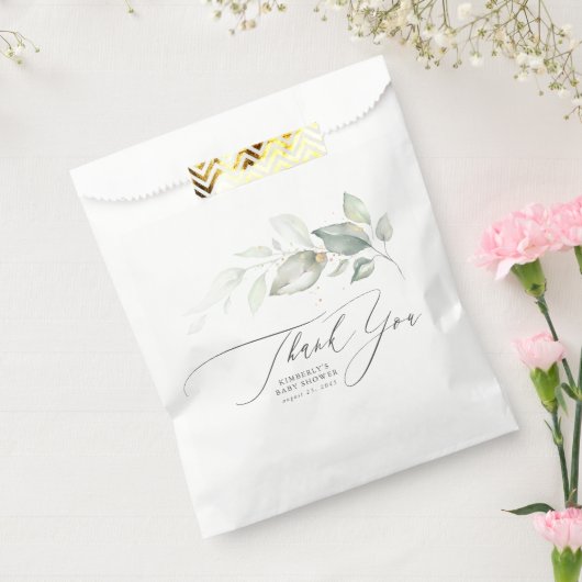 グリーンリーフ エレガント スクリプト サンクス フェイバーバッグ (封をした状態)