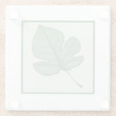 グリーンリーフ ガラスコースター (裏面)