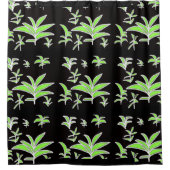 グリーンリーフ シャワーカーテン (正面)