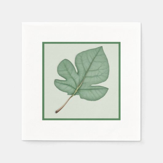 グリーンリーフ スタンダードカクテルナプキン (正面)
