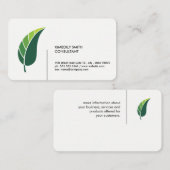 グリーンリーフ/ミニマル 名刺 (正面/裏面)