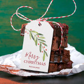 グリーンリーフ メリークリスマス ギフトタグ