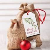 グリーンリーフ メリークリスマス ギフトタグ