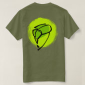グリーンリーフ Tシャツ (デザイン裏面)