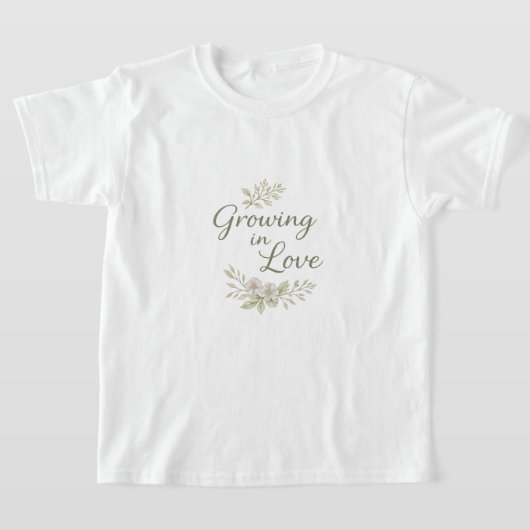 グリーンリーブスAIアート Tシャツ (レイダウン)