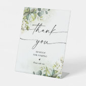 グリーンリーブライダルシャワーサンキューサイン 台座サイン (正面)