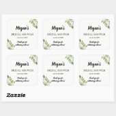 グリーンリーブライダルシャワーシール |お気に感謝してい入り スクエアシール (シート)